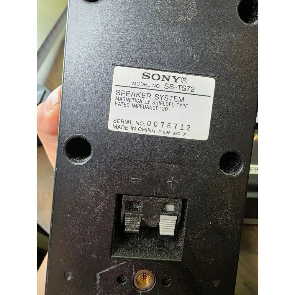 Sony SS-TS72 R&L Surround‎ Sound System Home Theater B3
